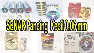 Senar Pancing wader terkecil, untuk mancing beunteur
