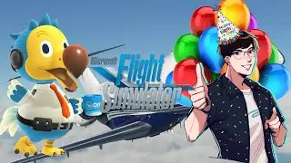 🔴 Hot Zenny's Bedroom Birthday Stream | playing Microsoft Flight Simulator and Opening Presents!