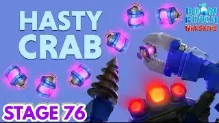 Boom Beach Warships - HASTY MEGA CRAB STAGE 76 SOLO