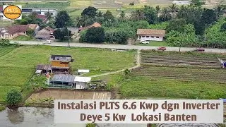 Solar power plant installation for agricultural irrigation