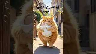 the cat save a small child #short #ytshorts# YouTube short #createvideo # the cat
