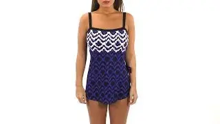 Maxine Gypsy Nights Bandeau Sarong One Piece | SwimOutlet.com