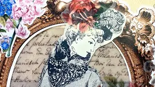 Journal with Me Victorian Fashion Models Magazine Themed Spread ASMR The Gingerbread Prints