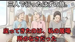 三人で行ったはずの旅。戻ってきたのは、私の居場所のなさだった 【シニアの友人関係】