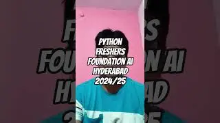 Python Freshers Jobs in Hyderabad 2025 | Foundation AI Hiring Entry Level Engineers