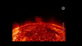 plasma fountain. Long event...