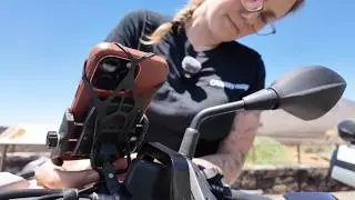 Motorcycle Phone Holders with Wireless and USB-C charger | Canary Ride Motorcycle Rental