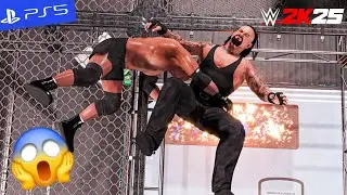 WWE 2k25 - Goldberg vs. The Undertaker - Hell in a Cell Match | PS5