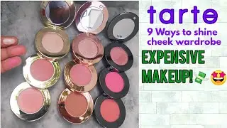 HIGH END MAKEUP Tarte 9 Ways to Shine Cheek Wardrobe Review