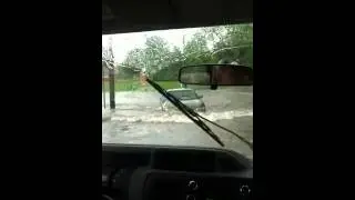 Roads turn to rivers