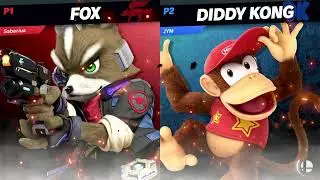 AgMa (Diddy Kong) vs Saberius (Fox) [L] - Redemption Grand Finals - Blazing Battlefield #7