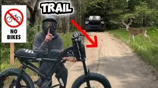 Taking my Ebike on trails…(bad idea)