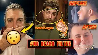 Tiktok No Beard Filter Challenge ft Rhett McLaughlin #nobeardfilter (TIKTOK COMPILATION)