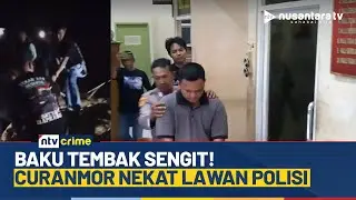 Polisi Terlibat Baku Tembak Saat Amankan Pelaku Curanmor di Jabung Lampung Timur | NTV CRIME