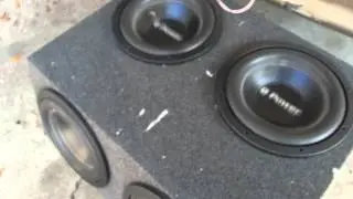 4 12s on Rockford fosgate t1500