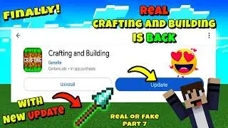 Finally Official Crafting and Building is Back With New Update on Google Play Store | Daosao Gamers
