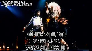 Michael Jackson - Bad Tour Live In Kansas City (February 24, 1988)