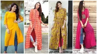 Comfortable Casual Open Style/ Side Slit Kurtis Collection