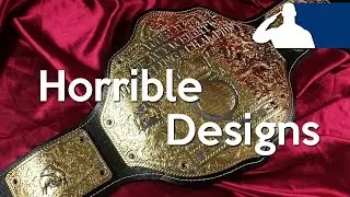 5 WWE Championship Belt Designs That Look Horrible