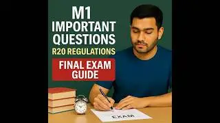M1 IMPORTANT QUESTIONS R20 REGULATIONS JNTUK/ JNTUGV/JNTUA ||LIKE AND SUBSCRIBE ❤️||