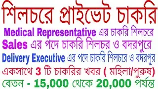 Private Job In Silchar | Medical Representative Job In Silchar | Delivery Executive Job