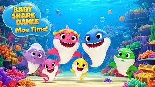 Baby Shark Dance | #babyshark Most Viewed Video | Animal Songs | Moe Time Songs for Children