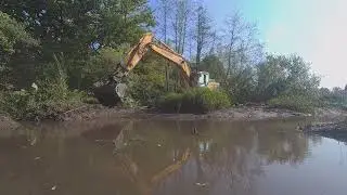 Разрушение плотины. Removal A Beaver Dam