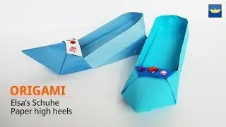 Origami Prinzessin Schuhe High Heels