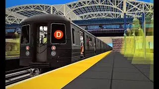 openbve: IND 6th ave R68 { D } stillwell ave to Norwood-205 street full west end EXpress