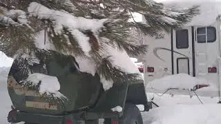 Crazy Snow Cascade Idaho.