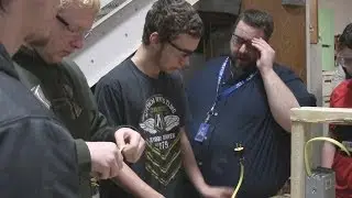 Shop class in the modern high school