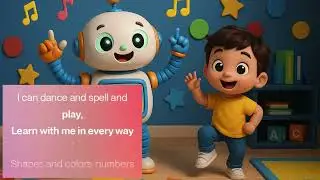 Robot Friends 🤖 | Beep-Bop Learning Song for Kids | Educational Dance Rhyme for Toddlers