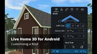 Customizing a Roof - Live Home 3D Pro for Android Tutorials