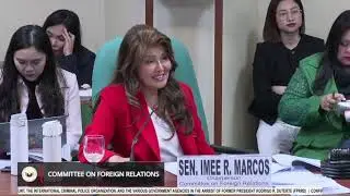 Imee Marcos confronts Nicolas Torre during senate hearing