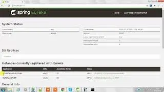 Micro service Registration and Discovery using Netflix Eureka