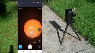 Imaging the sun for the first time with the ZWO seestar S50 Smart Telescope