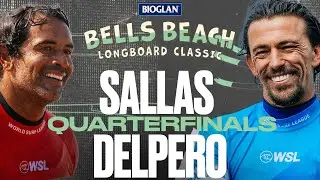 Kai Sallas vs. Edouard Delpero | Bioglan Bells Beach Longboard Classic - Quarterfinals
