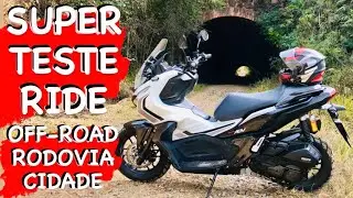 Honda ADV - Teste Ride COMPLETO - Off-Road, Rodovia, Tr&acirc;nsito - T&uacute;nel Assombrado de Mairinque