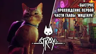 Stray - Мидтаун. Быстрое прохождение главы до Блейзера
