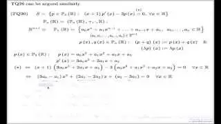 Tutorial Q40 -- Intersection of Subspaces, polynomial example