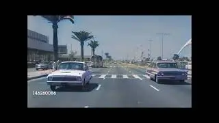 Los Angeles 1960s LAX (Colorized)