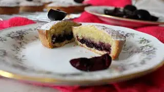 Cherry Tarts with Homemade Cherry Jam | Cherry Frangipane Tart Recipe
