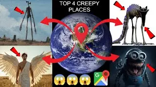 Oh ! My god top 4 creepy places 😱 on Google map and Google Earth 🌎 