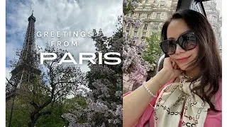 Bus ride in rainy Paris/YSL Museum