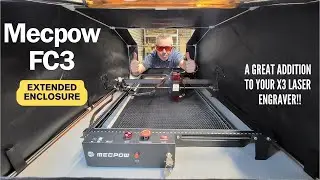 Mecpow FC3 extended laser enclosure | #mecpow #lasercutting #laserengraving #laser