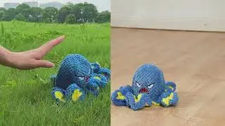 Qraxond Interactive Dog Toys Octopus
