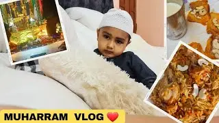 Muharram Vlog ❤️ | Busy Schedule😪 #youtube #vlog #hussain #islam #muharram #viral #like