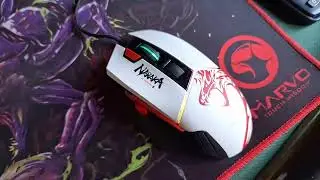 A4 TECH W95 Gaming Mouse Max Naraka Bloody RGB - Unboxing (English)