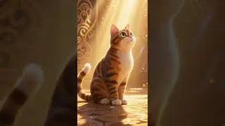 A beautiful cat sleeps by the door of the house
