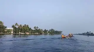 Vembanad lake Alleppey #Alappuzha#cochin#kerala #travel #trending #latest #lake #river #ocean #sea